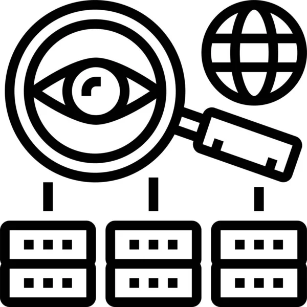 Overdracht Veiligheid Ssh Pictogram — Stockvector