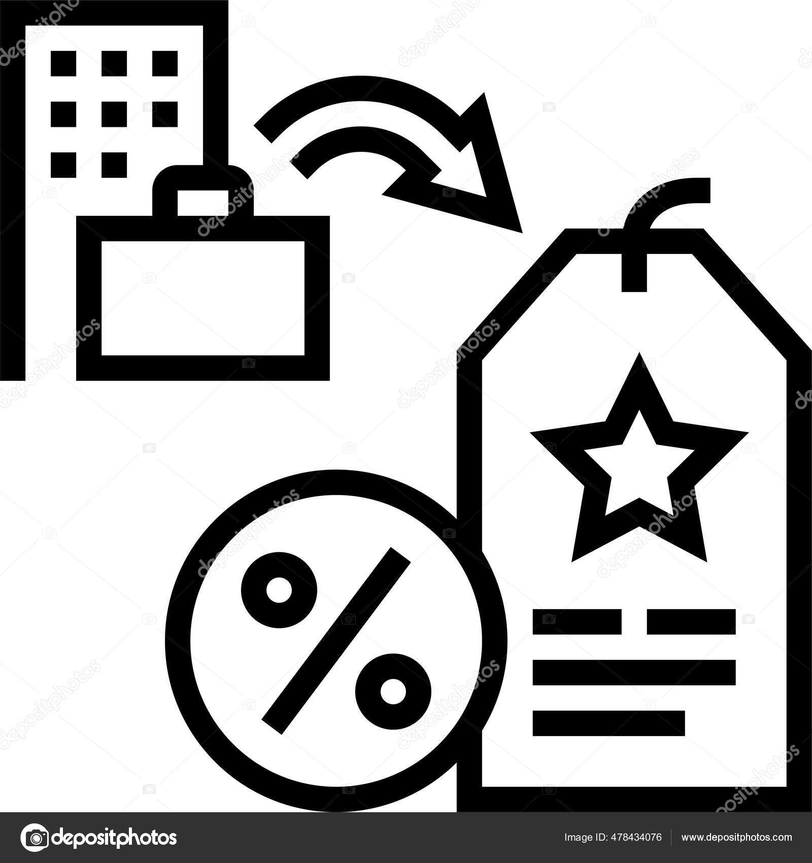 Staff Discount Benefits Icon Stock Vector by ©iconfinder 478434076