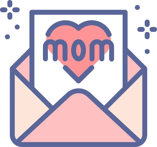 Hari Salam Ibu Ikon Dalam Kategori Mothersfathersday - Stok Vektor