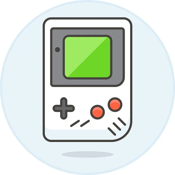 Kleur Consoles Spel Pictogram Gamesgaming Categorie — Stockvector