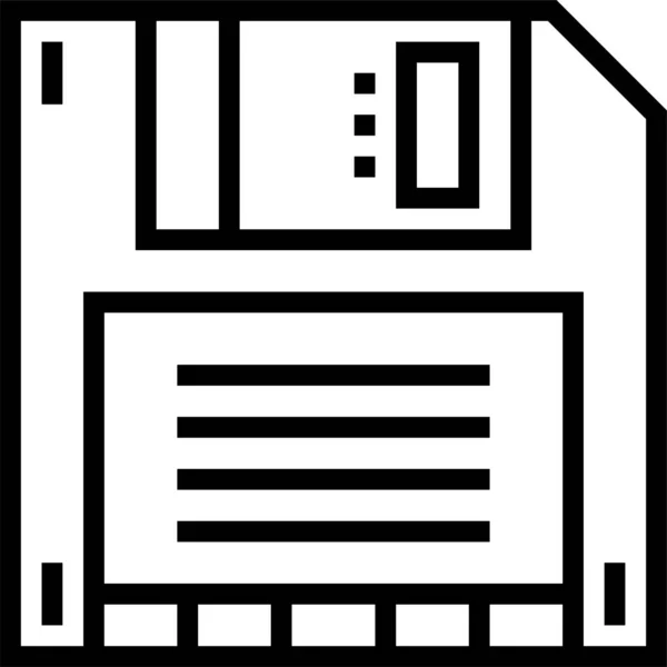 Musik Diskette Foto Symbol — Stockvektor