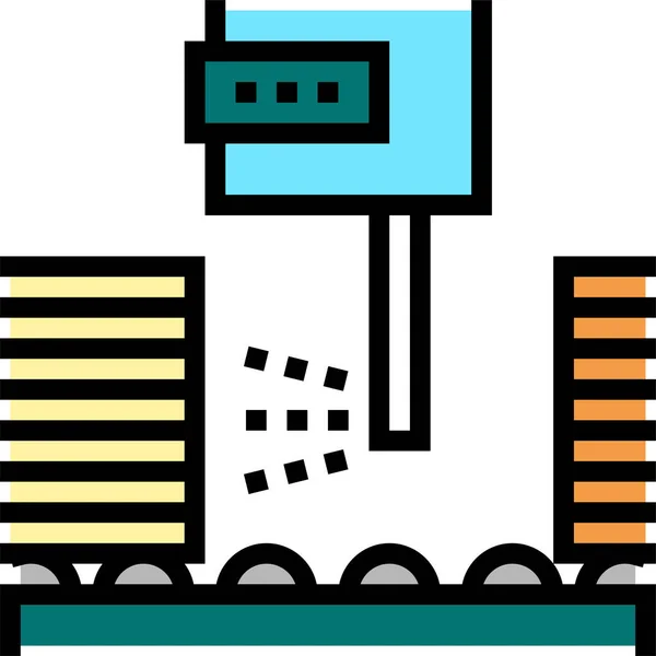 Industrie Maschine Ölt Ikone — Stockvektor