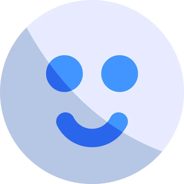 Avatar Emoji Emoticon Symbol Flachen Stil — Stockvektor