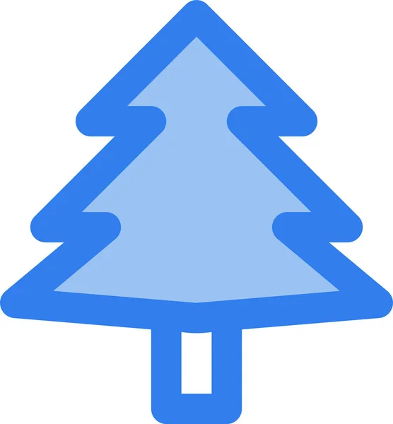 Икона Природы Холодного Леса Зимней Категории — стоковый вектор