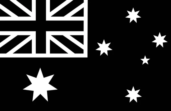 Aussie Australia Country Icon Soliden Stil — Stockvektor