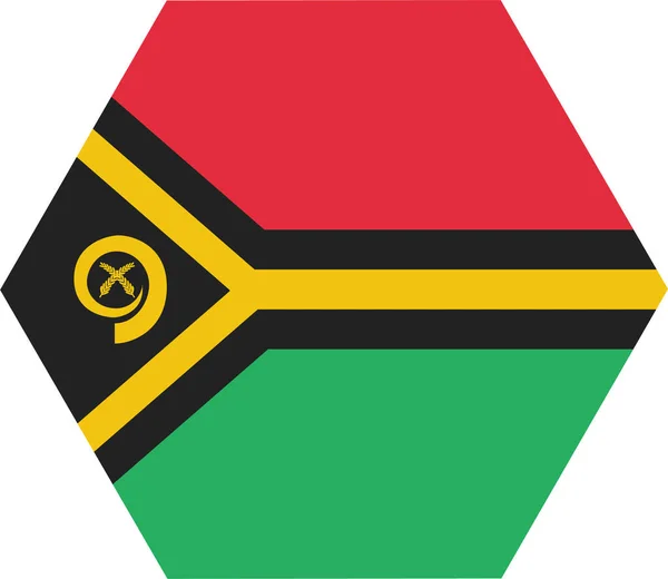 Bandiera Del Paese Icona Nazionale Stile Piatto — Vettoriale Stock