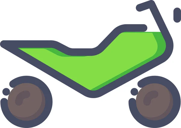 Bike Motogp Motorrad Icon Filledoutline Style — Stockvektor