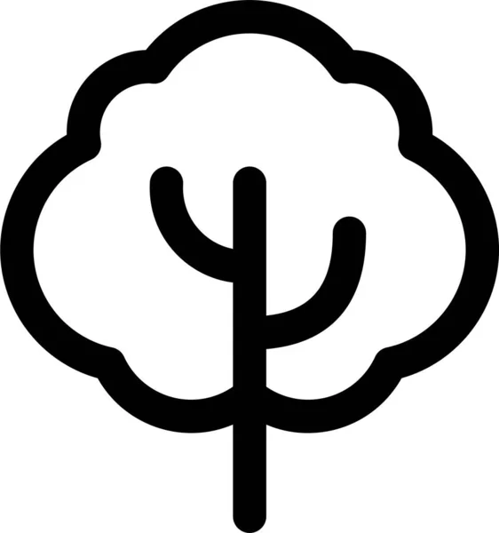 Εικονίδιο Κλαδιού Δένδρου — Διανυσματικό Αρχείο