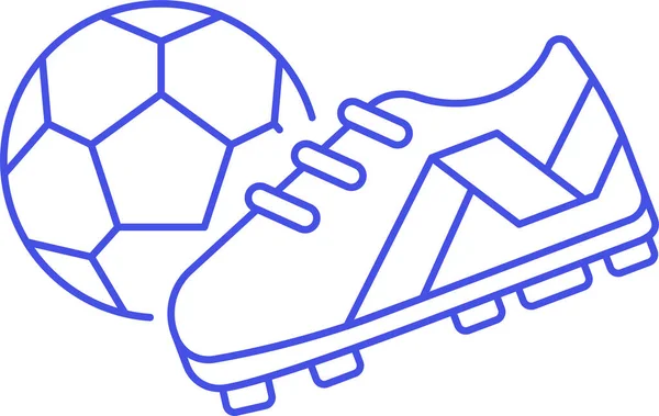 Icône Équipement Crampons Billes Dans Style Contour — Image vectorielle