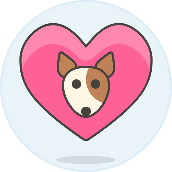 Animal Dog Emoji Symbol Der Kategorie Petvet — Stockvektor