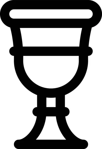 Ikona Pucharu Biznesu Stylu Zarysu — Wektor stockowy