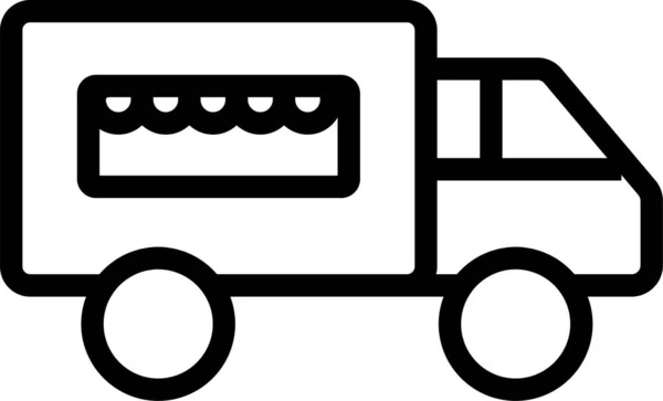 Значок Автомобільного Харчового Даху — стоковий вектор