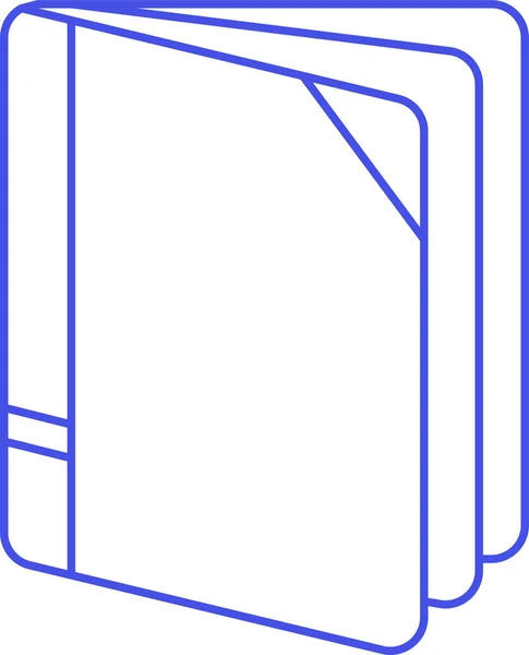 Livre Livres Icône Clôture — Image vectorielle