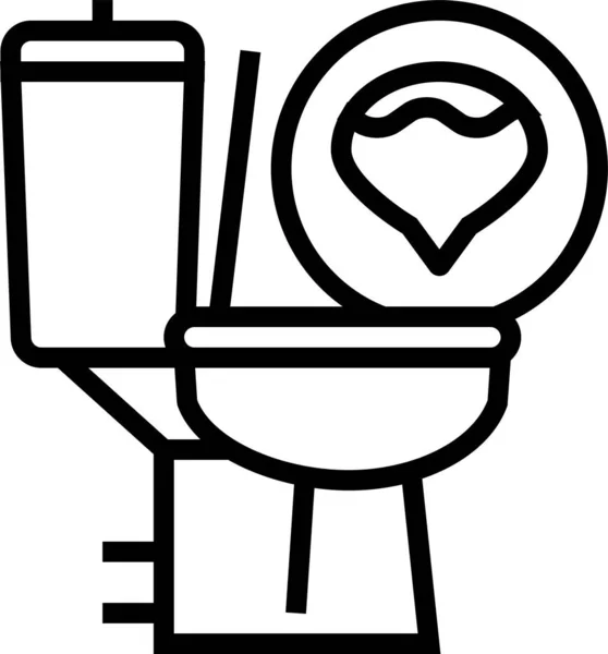 Icône Symptôme Diabète Urinaire — Image vectorielle
