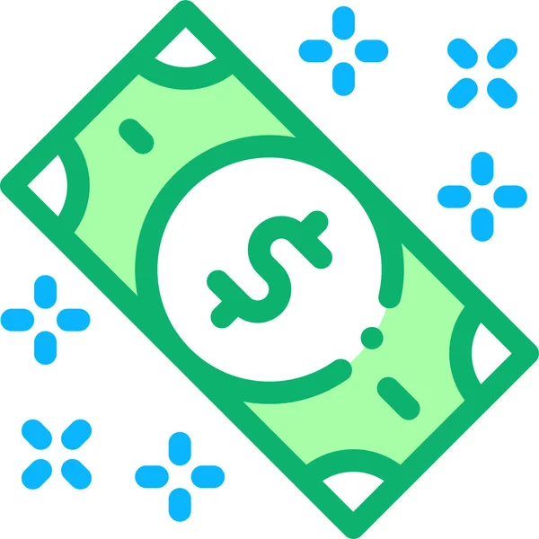 Banknote Business Finance Icon — Stock Vector