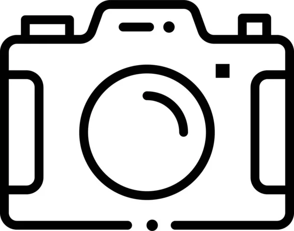 Kamera Kamera Foto Ikon — Stock vektor