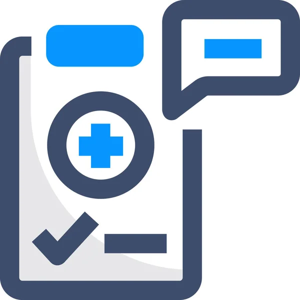 Health Medical Advice Medical Assistance Icon — Stock Vector