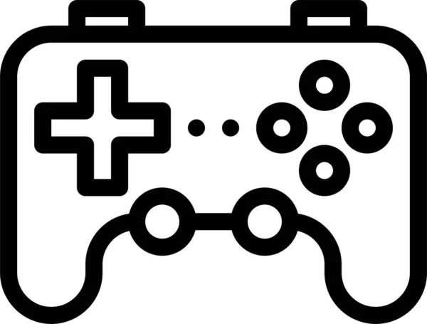 Controlador Ícone Jogo Dispositivo — Vetor de Stock