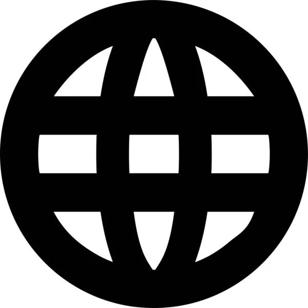 Иконка Контура Глобуса Стиле Наброска — стоковый вектор