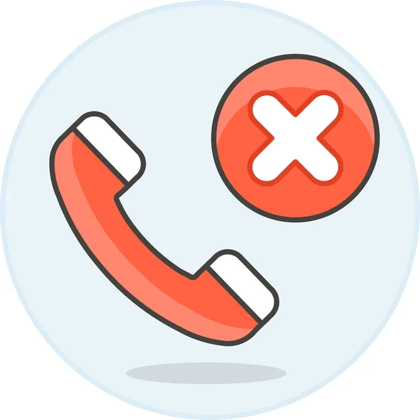 Actions Block Call Icon Itinfrastructure Category — Stock Vector
