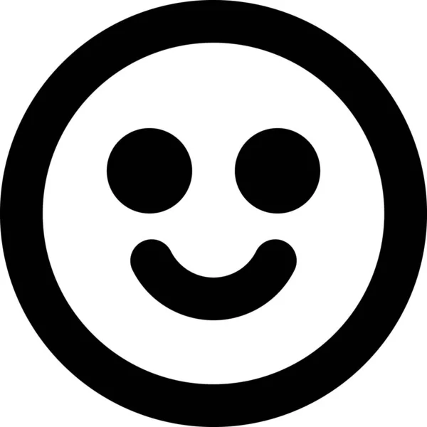 Avatar Emoji Emoticon Ikon Körvonalazott Stílusban — Stock Vector