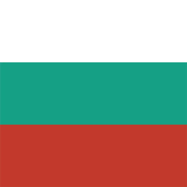 Bulgaria Bulgarian Country Icoon Platte Stijl — Stockvector