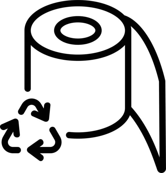 Package Paper Recycling Icon — Stock Vector