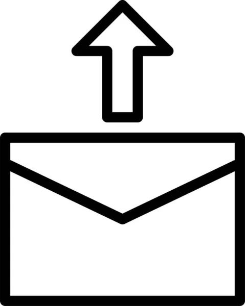 Ikona Komunikacji Mail Strzałki — Wektor stockowy