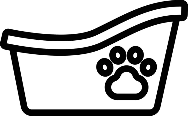 Икона Когтей Ванны Животных — стоковый вектор