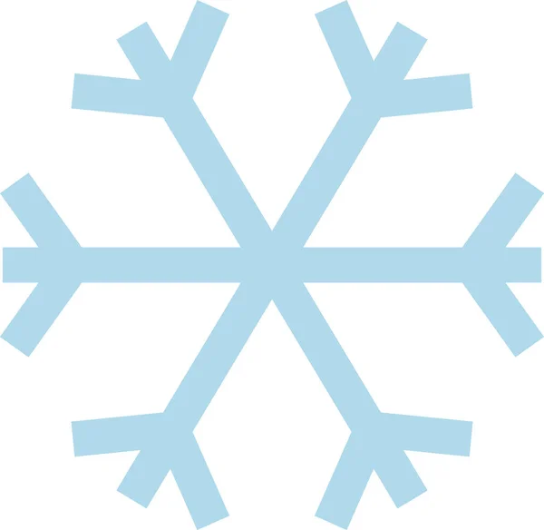 Weihnachten Schneeflocke Symbol Filledoutline Stil — Stockvektor