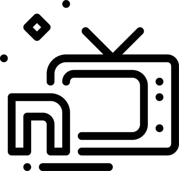 Значок Телевізійних Медіа — стоковий вектор