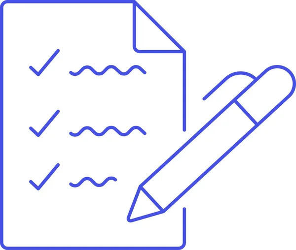 Lista Cosas Icono Tarea Categoría Gestión Empresarial — Archivo Imágenes Vectoriales