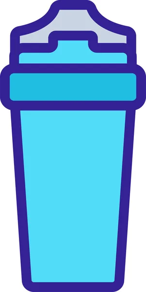 Cup Different Regular Icon — Stock Vector