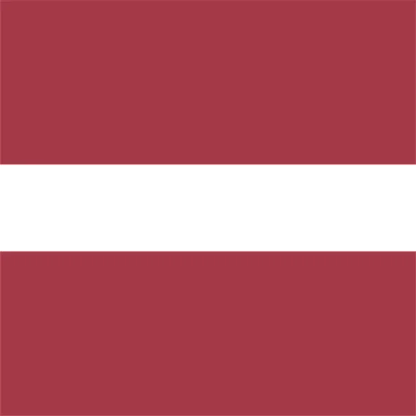 Land Vlag Latvia Pictogram Platte Stijl — Stockvector