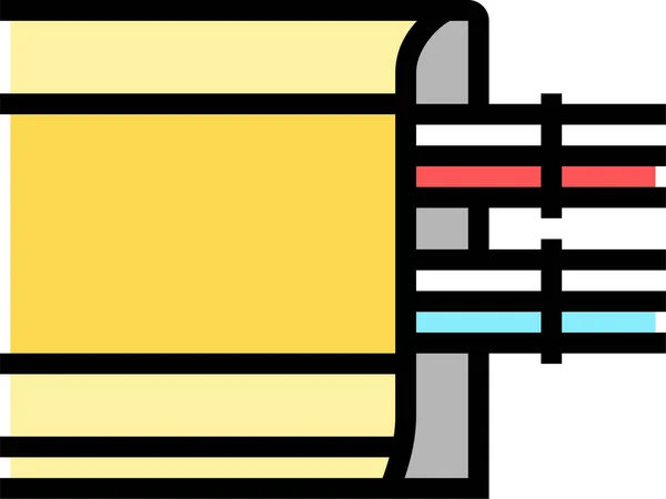 Symbol Für Die Kabelverlegung — Stockvektor