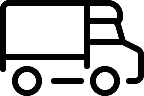 Cargo Transport Transportation Icon Outline Style — Stock Vector