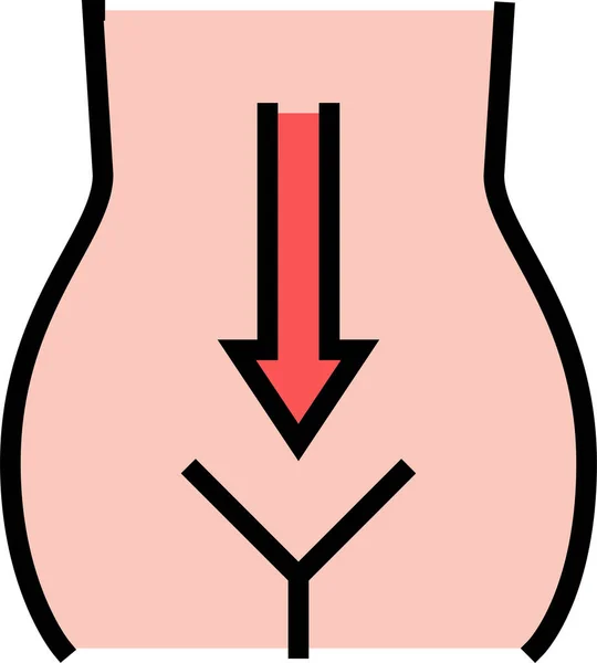 Digestion System Disease Icon — Stock Vector