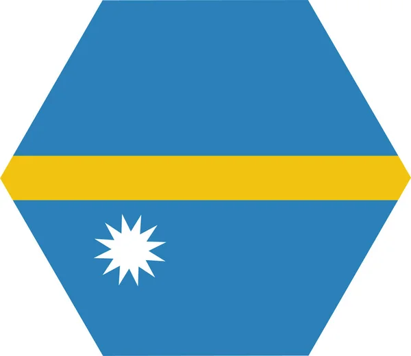 National Icon Flag Flat Style — 스톡 벡터