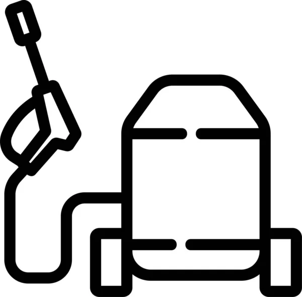 Ikona Elektroniczna Urządzenia Samochodowego — Wektor stockowy