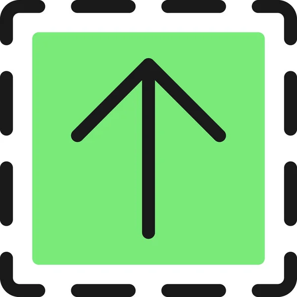 Square Upload Filledoutline Icono Estilo Filledoutline — Archivo Imágenes Vectoriales