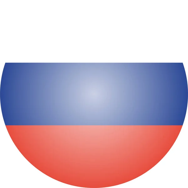 Land Vlag Nationaal Pictogram Vlakke Stijl — Stockvector