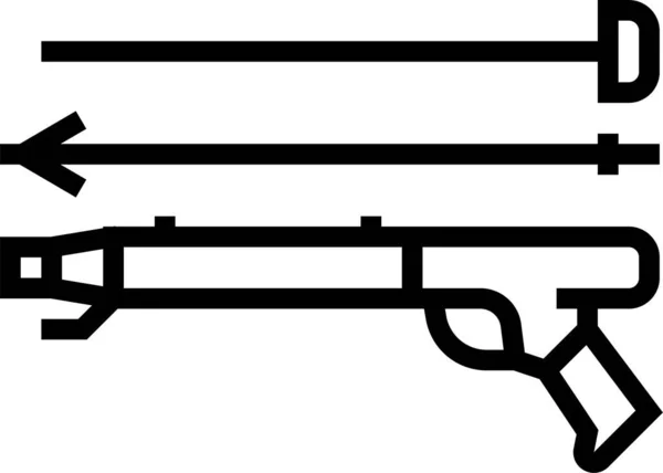 Snoklermaske Waffen Ikone — Stockvektor