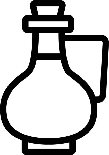 瓶子柄壶图标 — 图库矢量图片