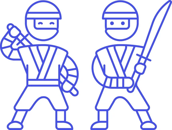 Vetores de Personagem Ninja Lutador De Desenho Animado Bonito Com Espada  Para Ilustração Infantil Impressões E Cartazes Guerreiro Asiático Com  Conjunto De Espadas Lutador Em Traje Preto E Máscara Vetor Coleção Isolada