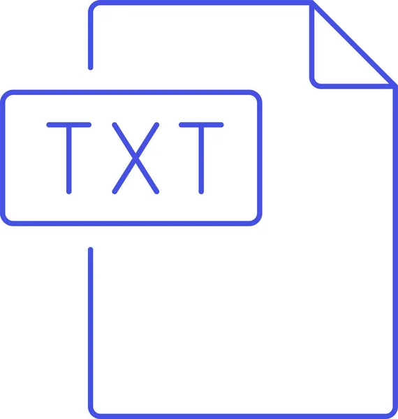 Pictogram Documentbestand Doc — Stockvector