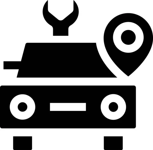 Значок Гаража Ремонта Автомобилей — стоковый вектор