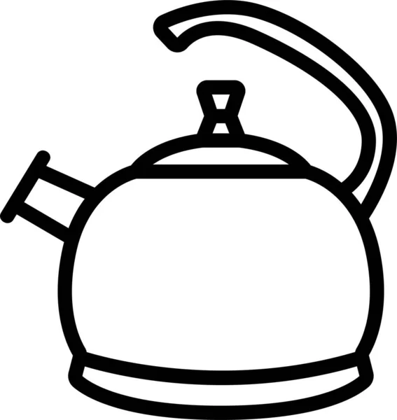 Boiler Kokend Gas Pictogram — Stockvector