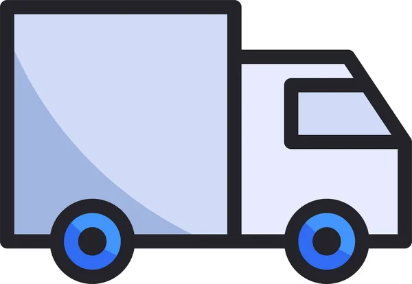 Car Commerce Delivery Icon Filledoutline Style — 스톡 벡터