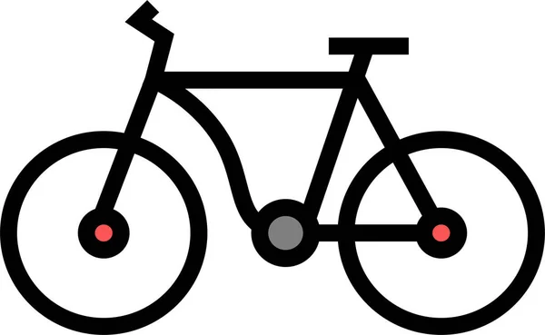 Personlig Cykel Motorcykel Ikon — Stock vektor