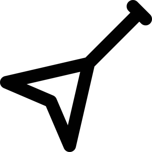 Ikona Gitary Basowej Kategorii Signsymbol — Wektor stockowy